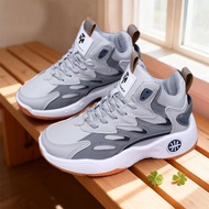 Basketball Shoes For Kids Boy Korean Fashion Hight-top Sneakers Rubber Shoes For Kids Sport Shoes