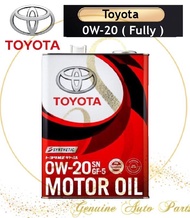 (100% ORIGINAL) Toyota SN GF-5 0W20 ENGINE OIL 4L FULLY SYNTHETIC 08880-12205