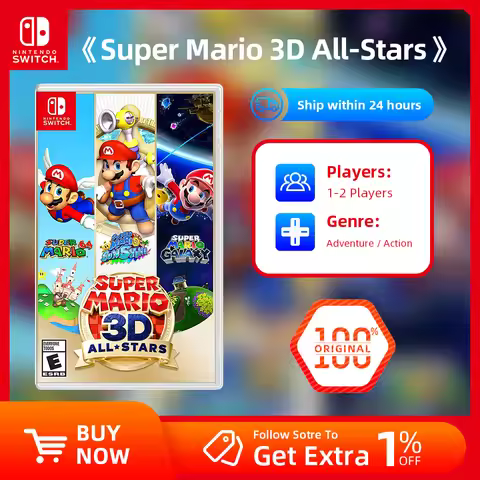 Super Mario 3D All Star Collection - Nintendo Switch Game Deals - Nintendo Switch OLED Lite Game car
