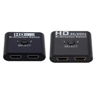 【 Hualuan】-4K X 2K -Compatible Switch Bi-Direction 2 Ports Splitter Switch for Laptop PC /4 TV Box Adapter