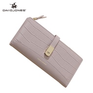 David Jones Paris Krlot Joint Name Long Crocodile Wallet 2 Fold Phone Card Holder Organizer For Wome