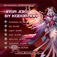 Jasa Joki Rank Games Mobile Legends Termurah