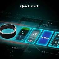 Fashion NFC Control Smart Ring New Electronic Bluetooth Ring Solar Ring IC Rewritable Analog Access