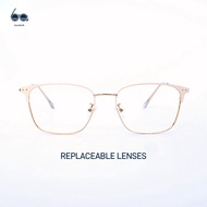 Baobab Eyewear | RENE Replaceable Glasses | Non Prescription Eyeglasses For Men and Women Rectangle