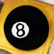 LIXINXING 8 Ball Carpet, Plush Round 8 Ball Rug, Creative Skin Friendly Anti-slip Soft 8 Ball Mat Ho