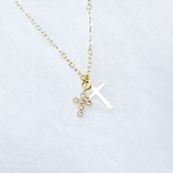 Giftest 18K鍍金 / 背起十架 基督教 十字架項鍊女朋友禮物禮品N4