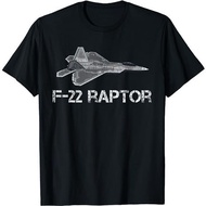 F-22 Raptor Fighter Jet Military Pilot T-Shirt Premium Cotton Combed 24s Original 100% | Pinky Proje