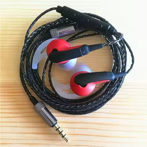 Original For bose soundsport earbud sports wired earphones, black and red (universal microphone) hig