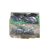 Wall Plug With Screw 6mm + Screw Fastener Tool Screw Anchor Screw and Bolt Wall Hole Concrete Nylon 