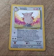 寵物小精靈 遊戲咭 美國版 硬咭閃 無巢無摺 pokemon Clefairy