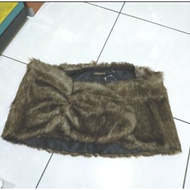 Brown Fur Shawl Bolero Brown Fur