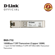 D-Link DGS-712 1000Base-T Copper SFP Transceiver