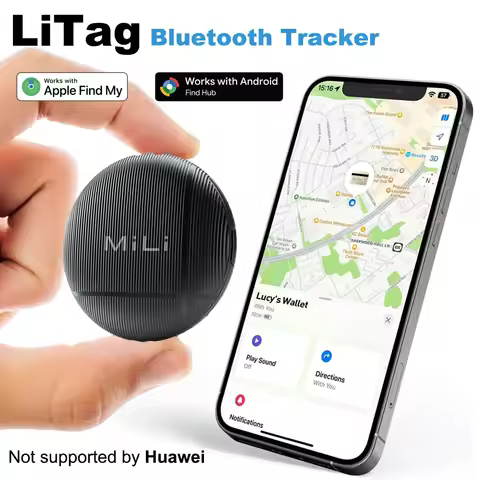 MiLi LiTag Duo Smart Tracker Tags for IOS or Android (NOT Huawei) Bluetooth Tracking Tag/Key Finder/