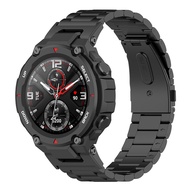 นาฬิกาข้อมือสายเหล็กสแตนเลสสำหรับ Xiaomi Huami Amazfit T-Rex Pro Trex กำไลข้อมืออัจฉริยะเปลี่ยนสายนาฬิกาข้อมือสำหรับ Apple Watch สำหรับ Amazares Fit Correa twzhvj