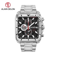 Alain Delon Watch 💯 (Ori) AD470-1332C Men Chronograph Stainless Steel / Alain Delon Watch / Men Watc