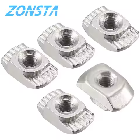 Slide T Nut M3 M4 M5 M6 M8 Aluminium profile fastener connector T-Nuts 3D printer sliding Nut Hammer
