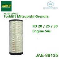 Mitsubishi Grendia FD20 FD25 FD30 2-3 Ton Engine S4s Jimco JAE-88135 Forklift Air Filter