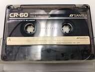 Sansui CR60 Hi Bias chrome tape for Sansui fans罕見山水鉻帶