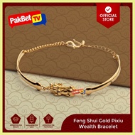 ◳ ∷ ¤ Feng Shui Gold Pixiu Wealth Bracelet | Feng Shui by PakBet TV