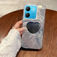 Casing hp For Infinix Smart 7 Tecno Spark Go 2023 Tecno Pop 7 Pro Case Love Pattern Case HP Cesing P