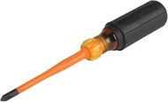 Klein Tools 6934INS 1000V Slim Tip Insulated Screwdriver 4-Inch Round Shank #2 Phillips Tip Cushion 