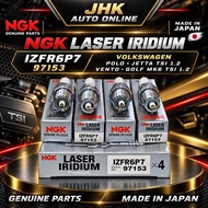 IZFR6P7 LASER IRIDIUM SPARK PLUG ASSY  VOLKSWAGEN POLO JETTA VENTO GOLF MK6 TSI 1.2 100% NGK MADE IN