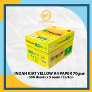 IK Yellow A4 Paper 70gsm / IK Yellow A4 Paper 80gsm  / IK Eco Paper 70gsm / A4 Paper / Kertas A4 (50