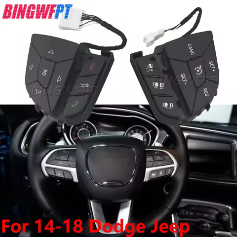 68159639AC 68159639AB For 2014 2015 Dodge Durango Grand Cherokee Steering Wheel Radio Control Switch