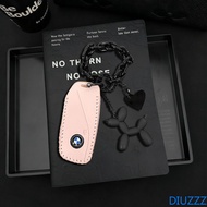 Leather Car Key Fob Cover Case Shell For BMW 530i 540i 550e 750e 740i 760i X1 X2 X5 X6 X7 M5 iX1 iX2