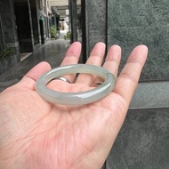 淡雅 | 糯冰種翡翠手鐲 手圍17.3