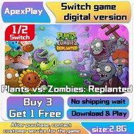 [Buy 3 Get 1 Free] Plants vs. Zombies: Replanted Switch Digital Game