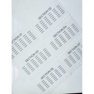 Set of 10 savings cards 10 million (1 million/card)