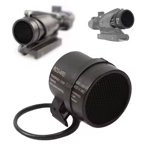 Killflash ARD Anti-Reflection Device Lens Protector for ACOG 4 X 32 Scope Scope Round Meshy Cover An