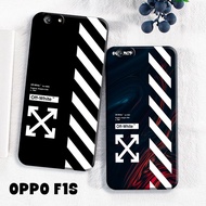 Case hp - Oppo F1S - Casing hp - Oppo F1S - External_acc - Off White Wallpaper Motif Case - Aestheti