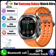 For Galaxy Watch 7 Ultra Smart Watch Mens GPS Track Smart Watch AI Dial HD AMOLED Voice Call NFC Spo