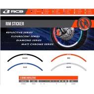 RCB Racing Boy Rim Sticker Reflective S Series  Sesuai untuk Rim 14" - 18"
