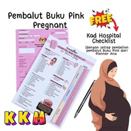 Pembalut Buku Pink Mengandung & Buku Latihan Sekolah A5 saiz Plastic Cover serbaguna