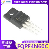 4N60 FQPF4N60C TO-220F Plastic Sealing In-Line Triode Real Shooting