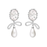 [With Box] HEFANG HEFANG Barbie Cake Earrings Light Luxury Premium Earrings Earrings Women