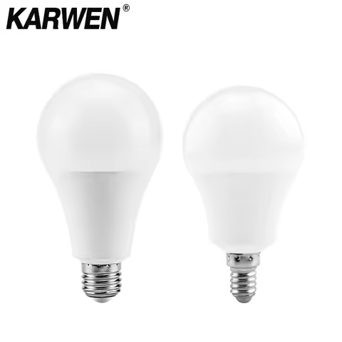 KARWEN Lampada LED E27 LED lamp bulb E14 AC 220V 230V 240V 3w 6w 9w 12w 15w 18w 20w LED Spotlight Ta