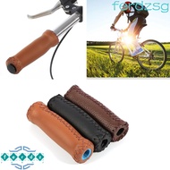 JENNIFERDZ Grips Brown Bicycle Handlebar Grips Vintage Bicycle Grips Handlebars Cover City Bike Bicycle Parts Artificial Leather Mountain Bike Folding Folding Retro Cycling Grip