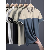 MEN'S SHORT-SLEEVE T-SHIRT WITH MIXED COLORS NEW MODEL SOFT AND STRETCH ALLIGATOR FABRIC CHEAP PRICE