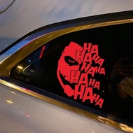 1PC Clown Mask HAHAHA Car Stickers Waterproof Auto Window Body Bumper Trunk Cover Scratch Sunscreen 