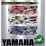 Stripe Motor Yamaha Lc 135 V2~V7 Design Hayabusa