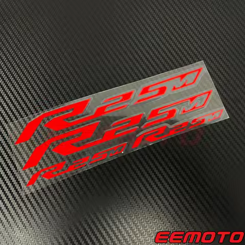 Motorcycle Stickers YZF 4X Motorcycle Wheels Rims Fairing Fender Helmet Fuel Gas Tank Logo Vinyl Dec