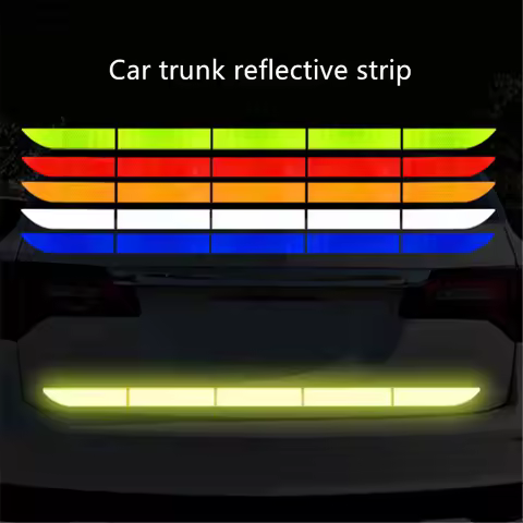 Car Reflective Sticker Warning Strip Tape for Ferrari 812 LaFerrari J50 488 SP38 Portofino FXX-K