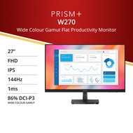 PRISM+ W270 | 27" 144Hz FHD [1920 x 1080] IPS Professional Monitor Productivity Monitor