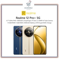 [MY] Realme 12+ 5G (256GB ROM | 12GB RAM) Realme 12 Pro+ 5G (512GB ROM | 12GB RAM) 1 Year Warranty By Realme Malaysia