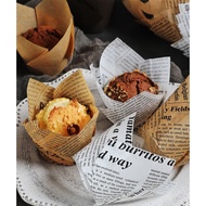 Cupcake paper, tulip cupcake, tulip cupcake case, muffin cup, paper cup, cupcake paper - 1 pack (50 