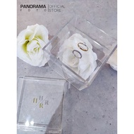 Custom Name acrylic ring box wedding engagement Fiance acrylic ring box